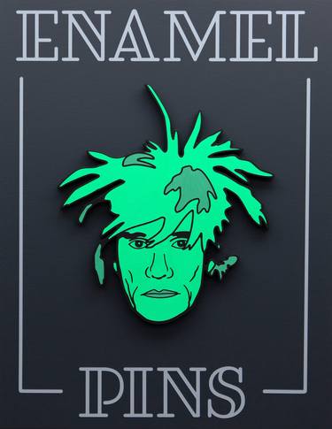 ENAMEL PINS  -  Green Fright Wig thumb
