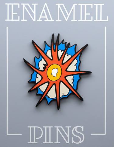 ENAMEL PINS  -  Lichtenstein's Explosion thumb