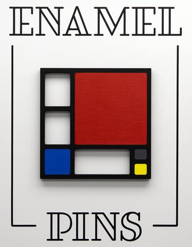 ENAMEL PINS  -  Mondrian's Composition 2 thumb