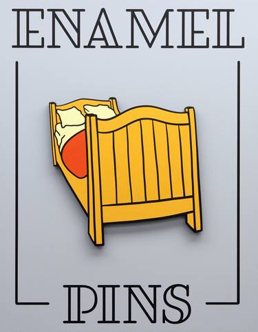 ENAMEL PINS  -  Vincent's Bed  (ed. of 3) thumb