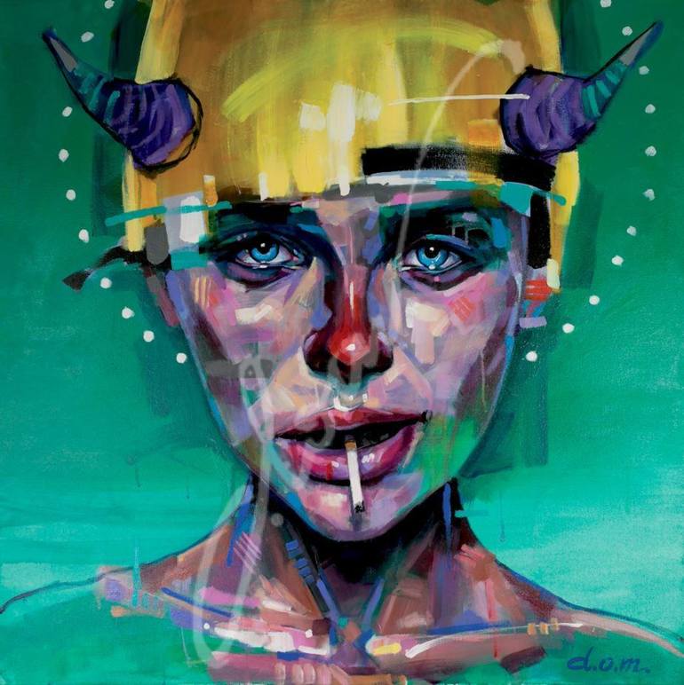 EDGES THAT SCRATCH Painting by DOM Art Studio Saatchi Art