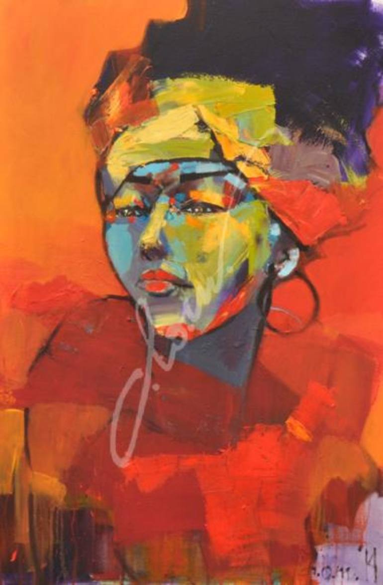 INNA Painting by DOM Art Studio Saatchi Art