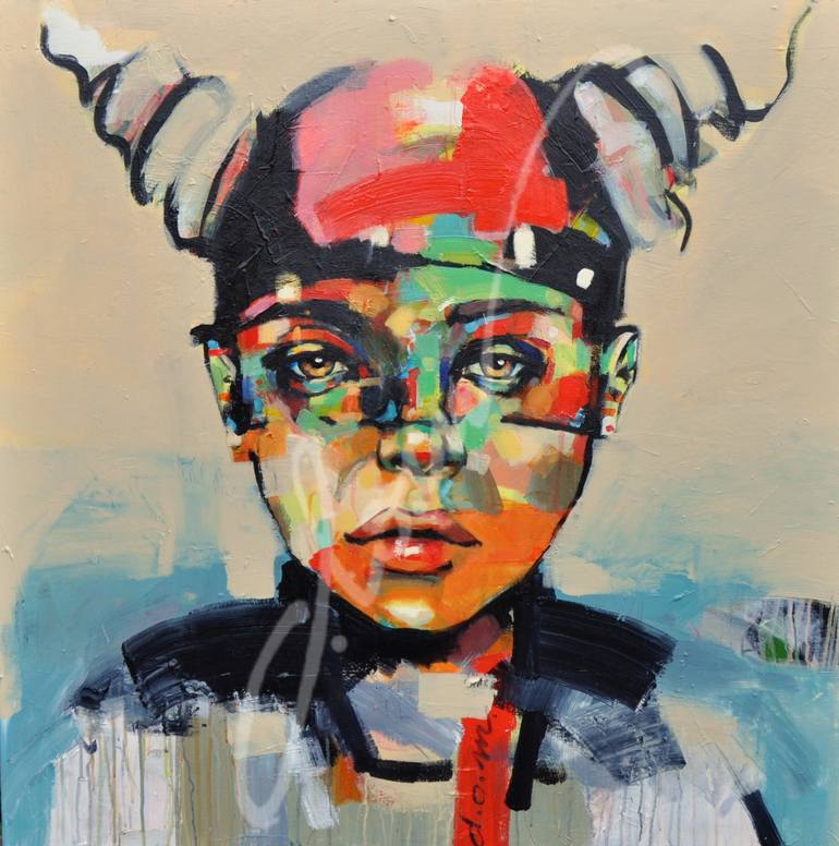 WHAT ARE YOU LOOKING AT Painting by DOM Art Studio Saatchi Art