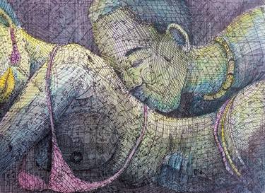 "Lovers"  Fine Art Print, Wall Art Wall Decor thumb