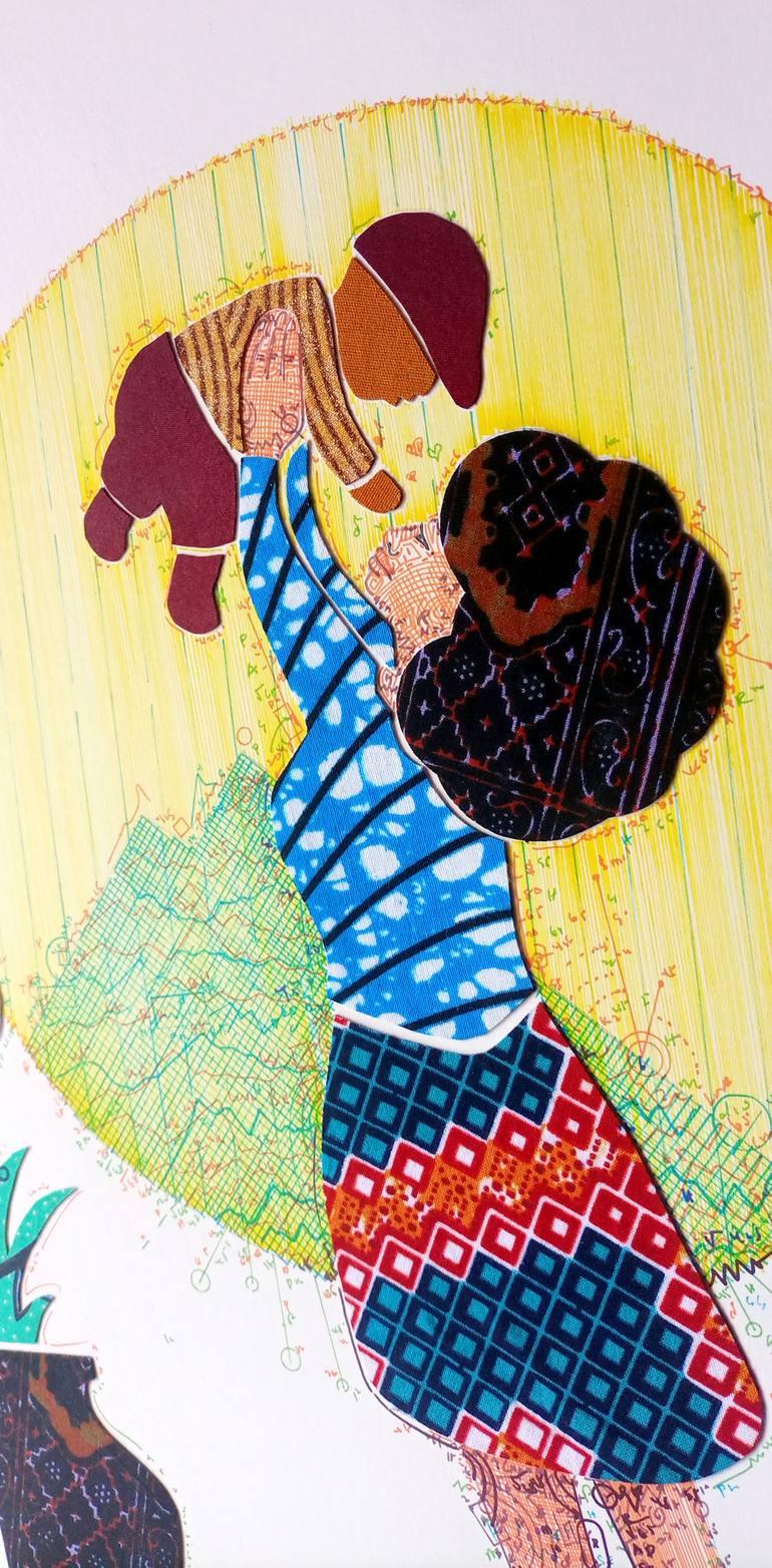 Original Contemporary Love Collage by Diogenis Papadopoulos