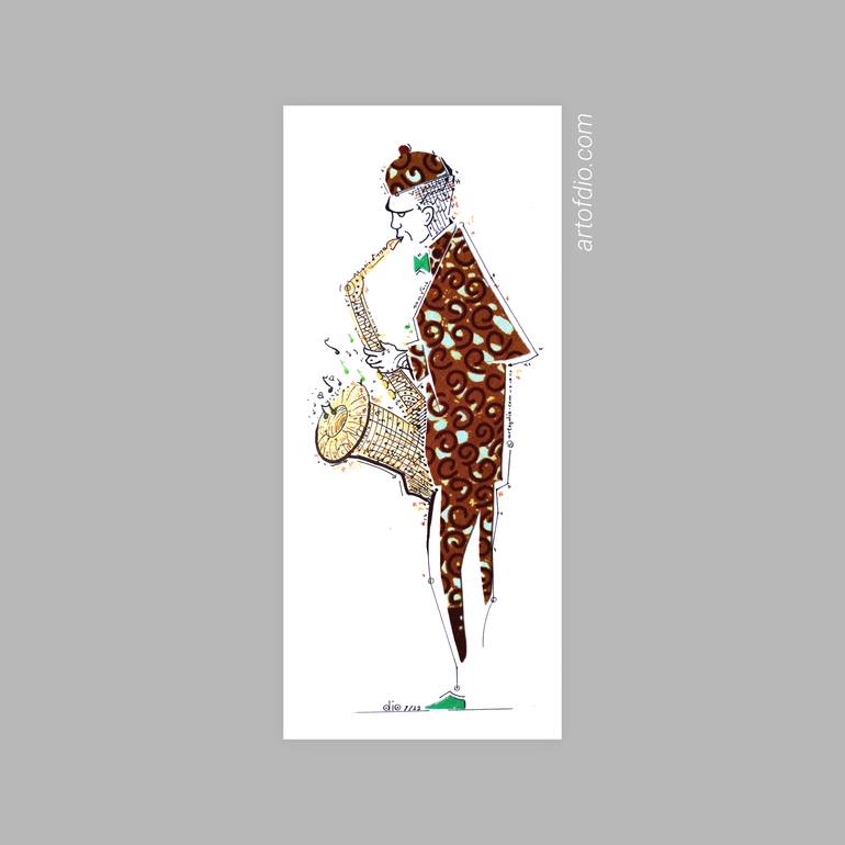 Original Contemporary Music Collage by Diogenis Papadopoulos