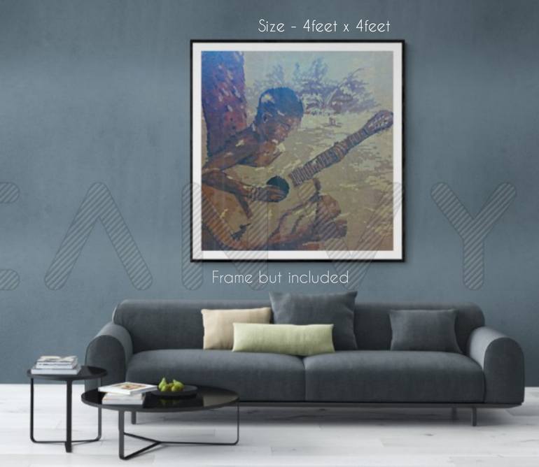 Original Expressionism Music Collage by Diogenis Papadopoulos