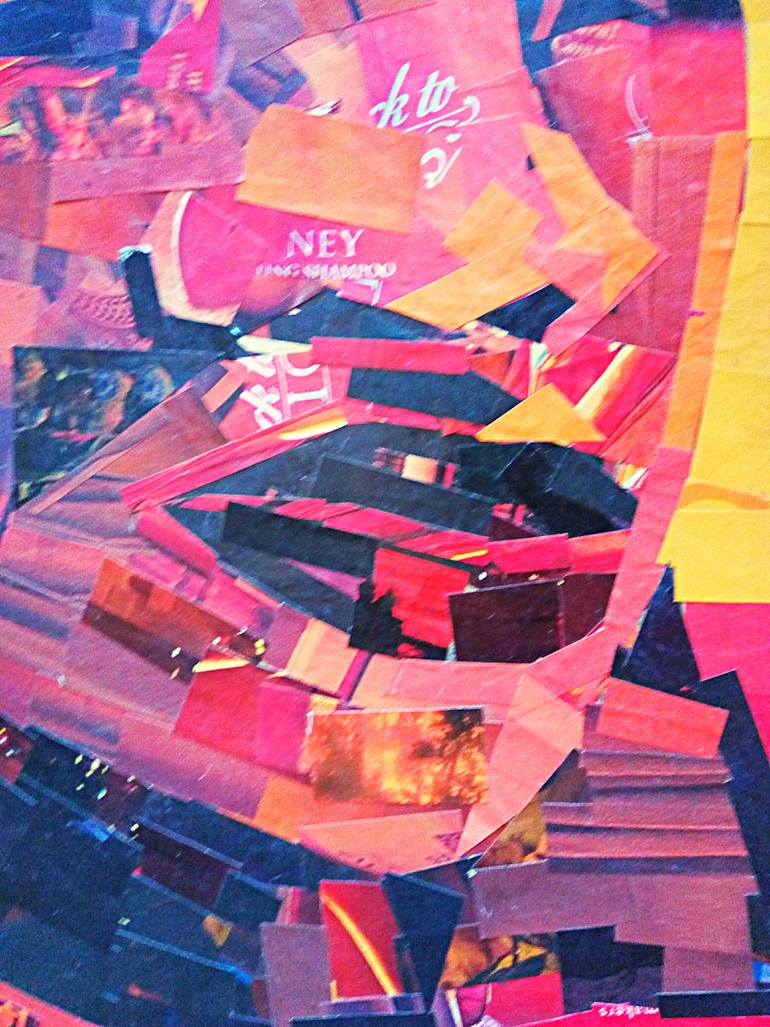 Original Art Deco Love Collage by Diogenis Papadopoulos