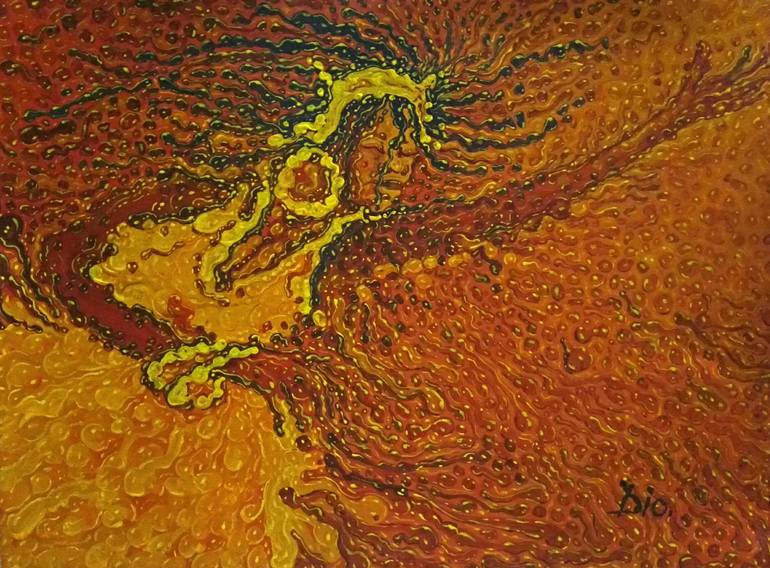 Print of Expressionism Women Paintings by Diogenis Papadopoulos
