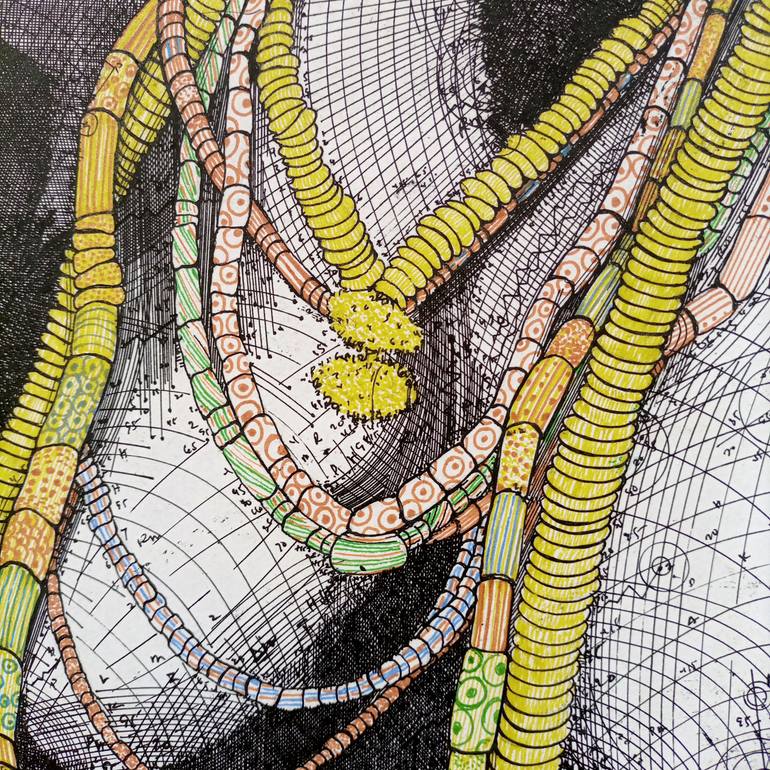 Original Expressionism Nude Drawing by Diogenis Papadopoulos