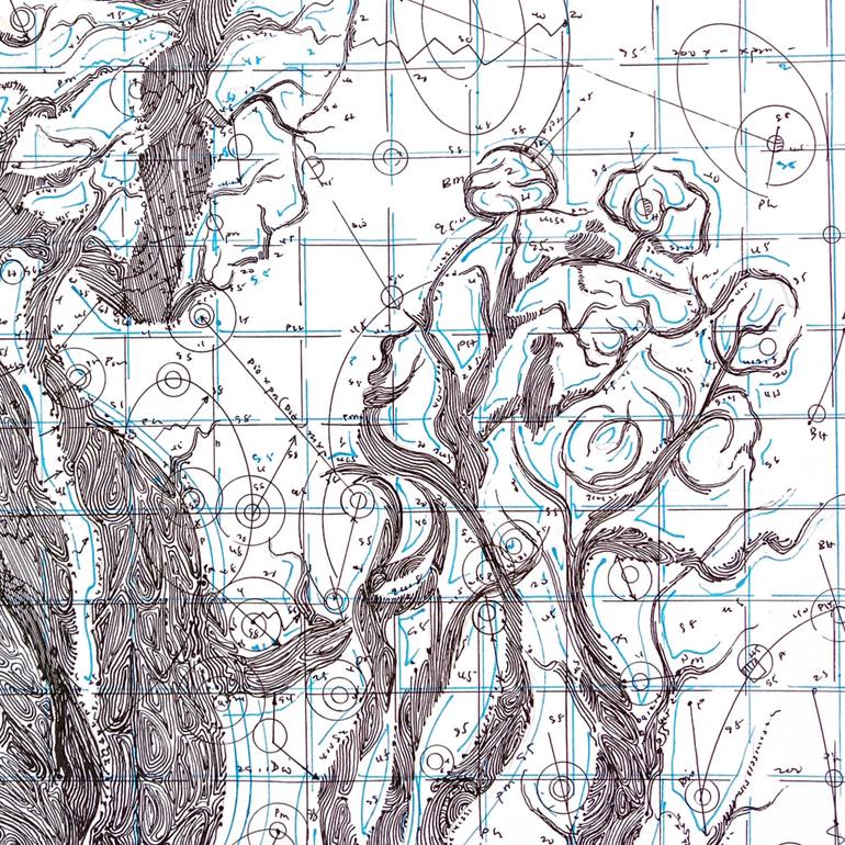 Original Conceptual Love Drawing by Diogenis Papadopoulos