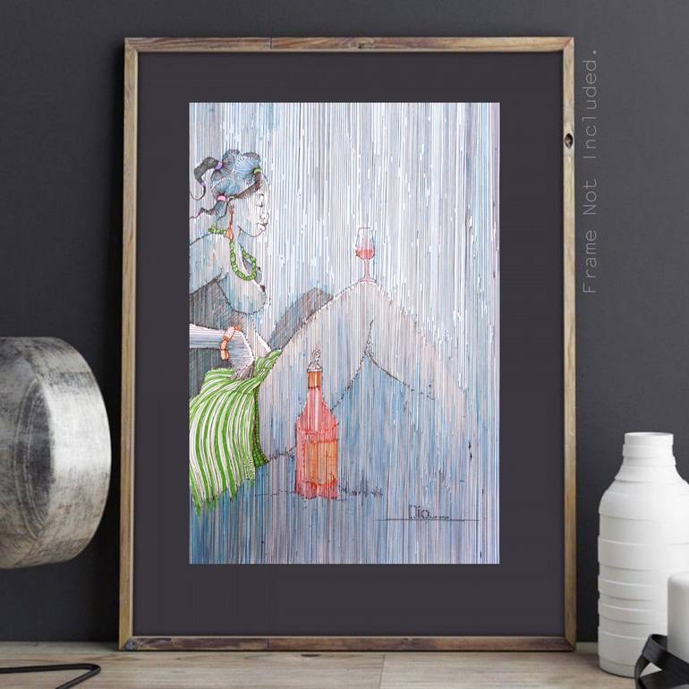 Original Other Nude Painting by Diogenis Papadopoulos