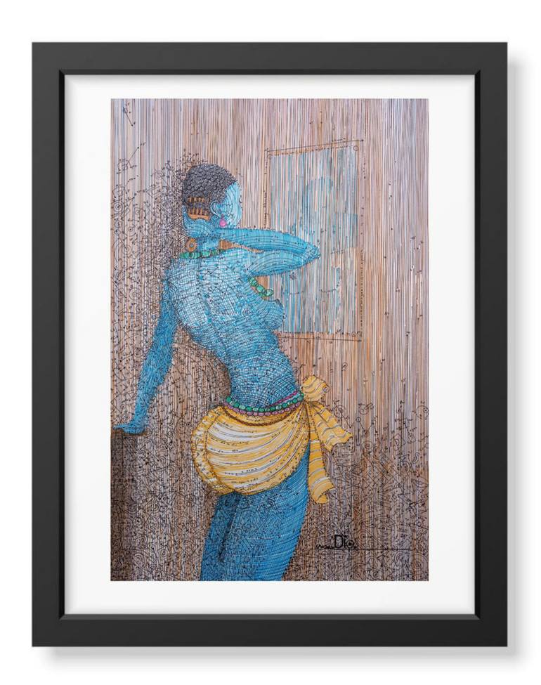 Original Other Nude Painting by Diogenis Papadopoulos