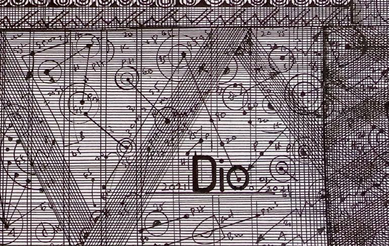 Original Mathematical Music Drawing by Diogenis Papadopoulos