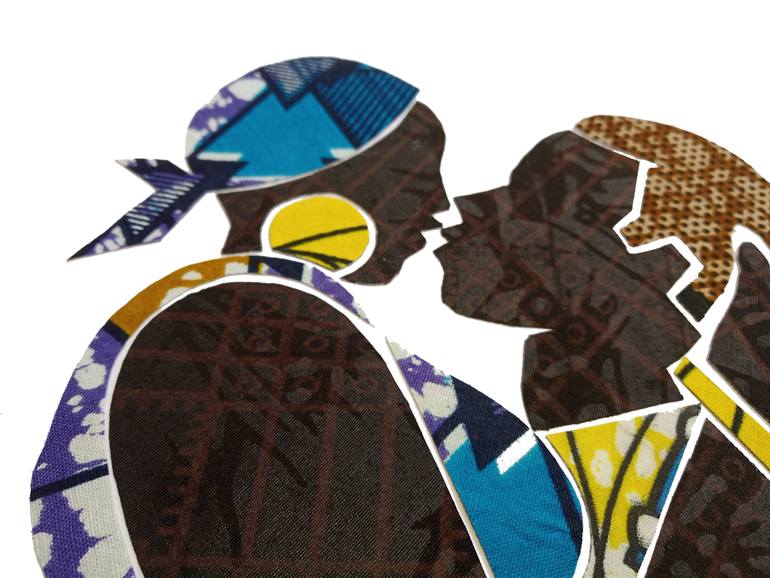 Original Modernism Love Collage by Diogenis Papadopoulos