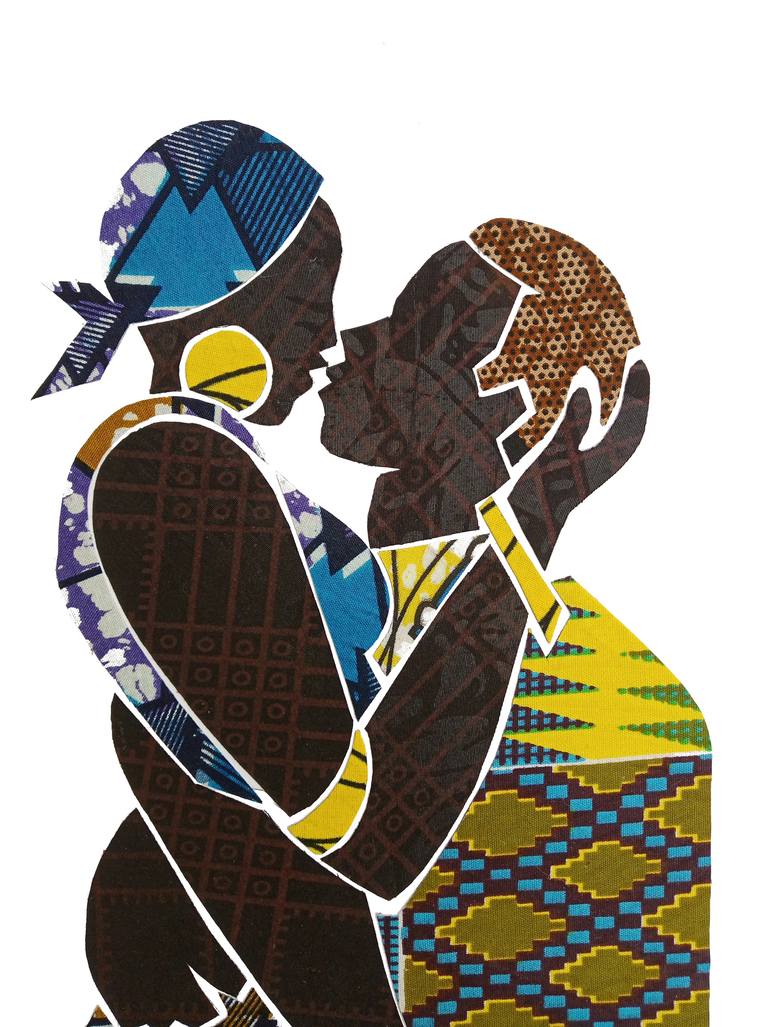 Original Modernism Love Collage by Diogenis Papadopoulos