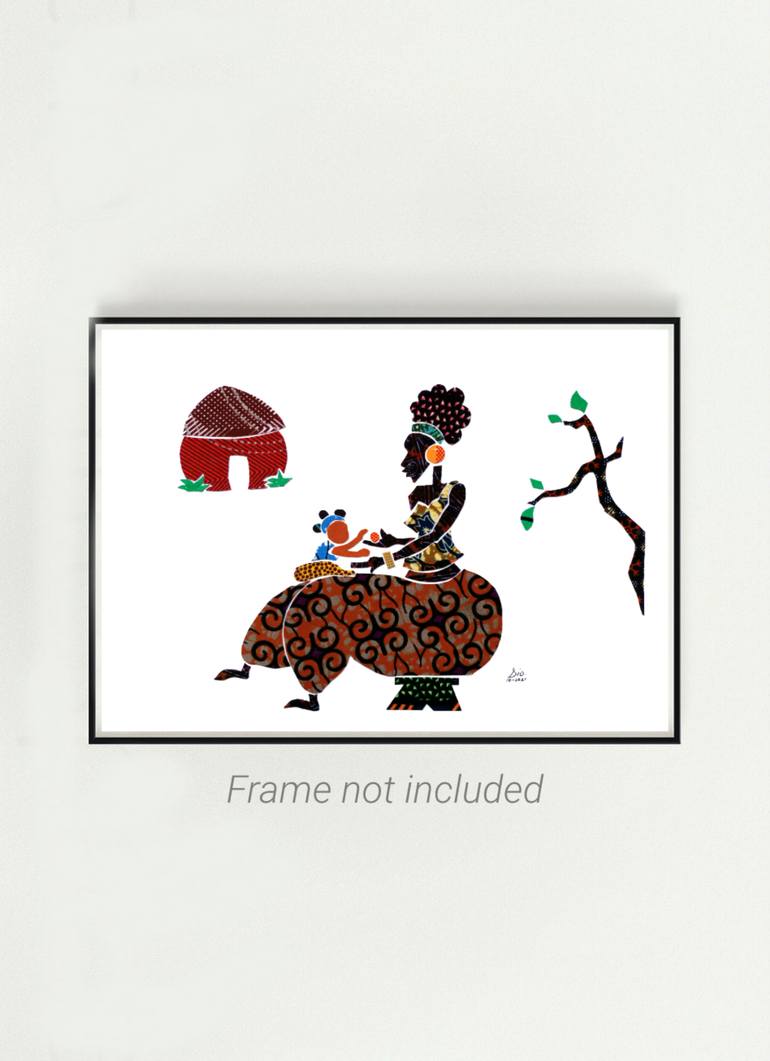 Original Modernism Love Collage by Diogenis Papadopoulos