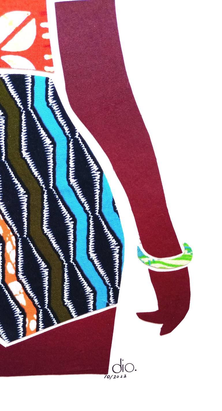 Original Art Deco People Collage by Diogenis Papadopoulos