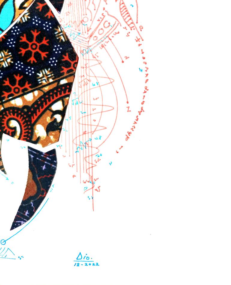Original Illustration Love Collage by Diogenis Papadopoulos
