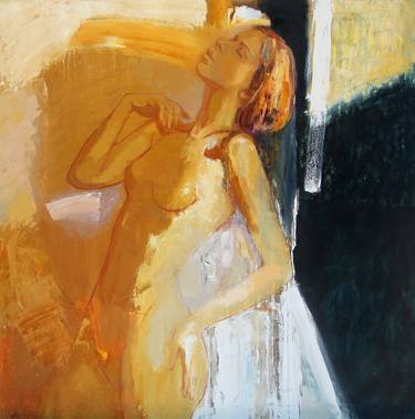 Original Figurative Nude Paintings by Mariia Zhurykova