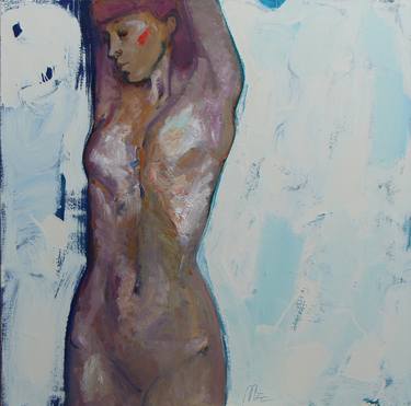Original Expressionism Nude Paintings by Mariia Zhurykova