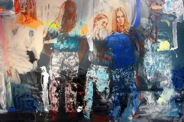 Print of People Paintings by Mariia Zhurykova