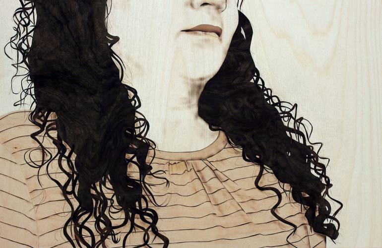 Original Illustration People Collage by Laszlo Sandor