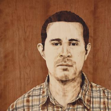 Marquetry Man Portrait thumb