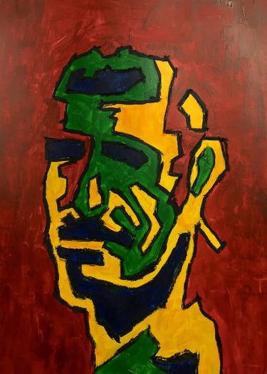 Original Abstract Portrait Paintings by Eugene Willer