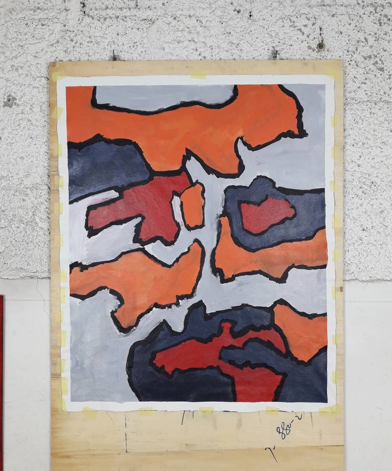 Original Abstract Painting by Eugene Willer