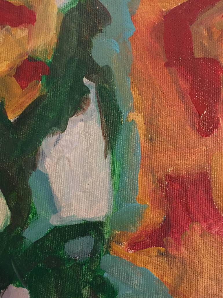 Original Abstract People Painting by Eugene Willer
