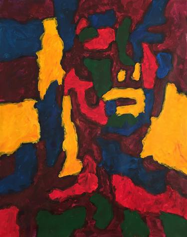 Original Abstract Portrait Paintings by Eugene Willer