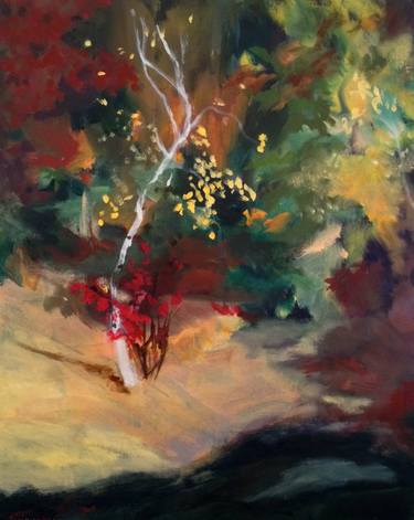 Original Fine Art Nature Painting by Caren Sommer-Lazar