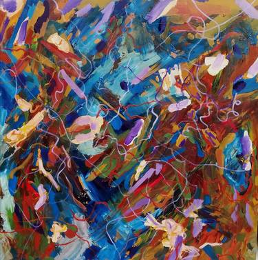 Original Abstract Expressionism Abstract Paintings by Marco Crispano