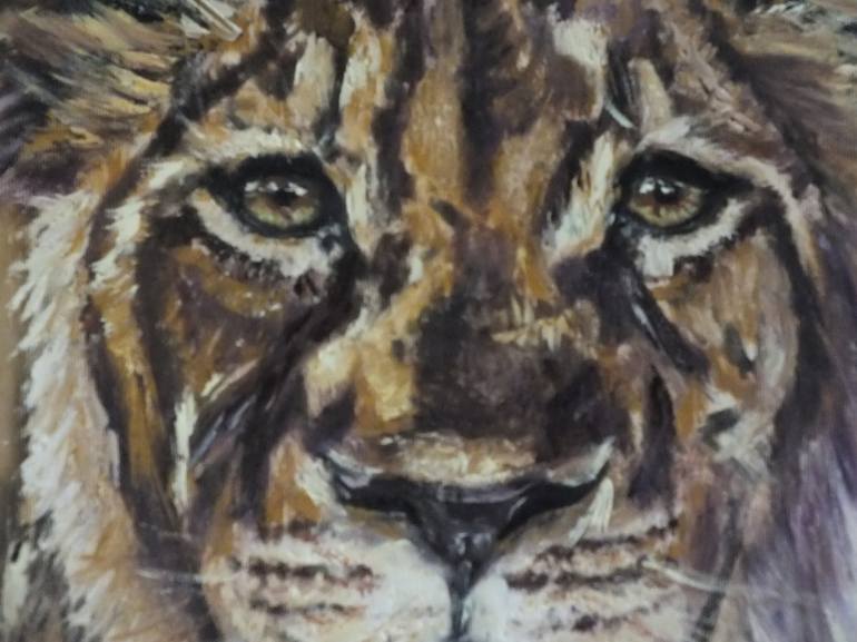 Original Portraiture Animal Painting by Aurelly Todeschini