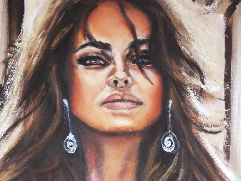 Original Art Deco People Painting by Aurelly Todeschini