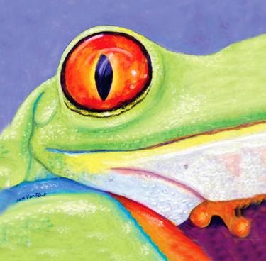 The Eyes Have It-Tree frog thumb