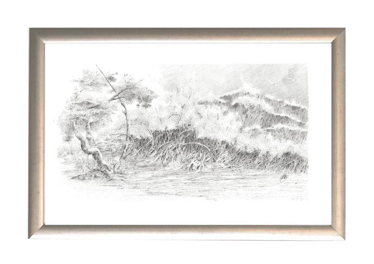 Original Other Landscape Drawing by Michael Walsh