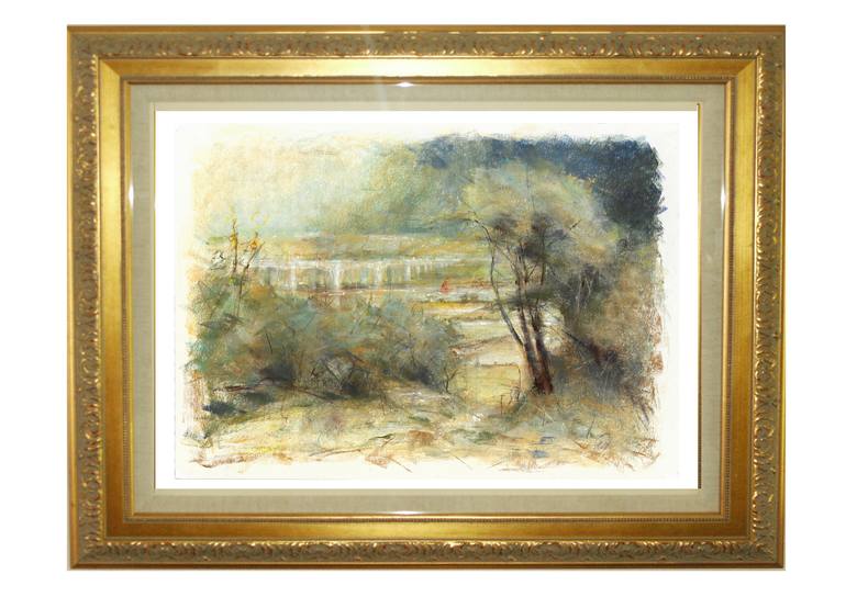 Original Impressionism Landscape Drawing by Michael Walsh