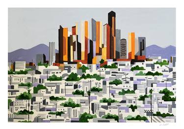 Print of Figurative Cities Paintings by Andre BALDET