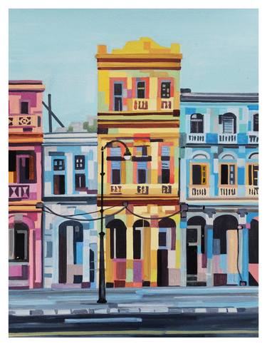 Print of Figurative Architecture Paintings by Andre BALDET