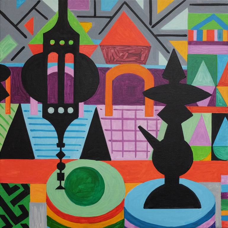 Print of Cubism Still Life Paintings by Andre Baldet