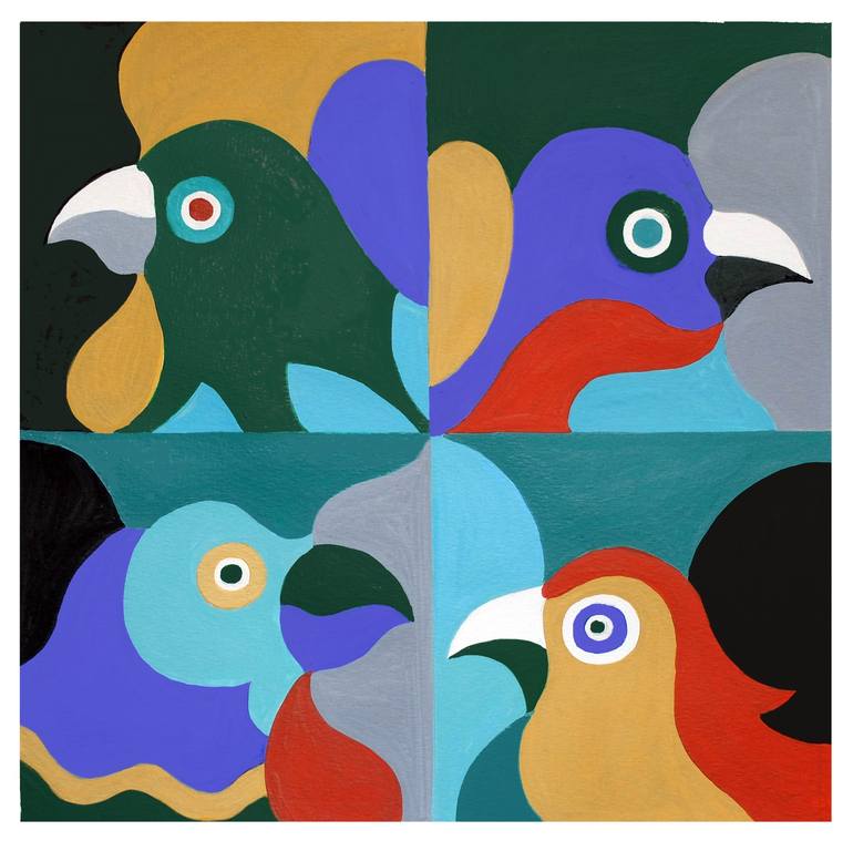 Print of Figurative Animal Paintings by Andre Baldet