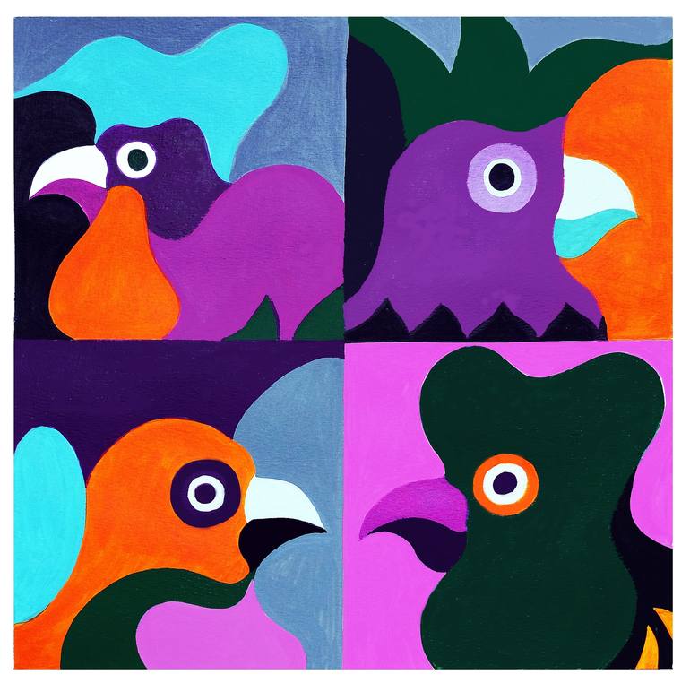 Print of Figurative Animal Paintings by Andre Baldet