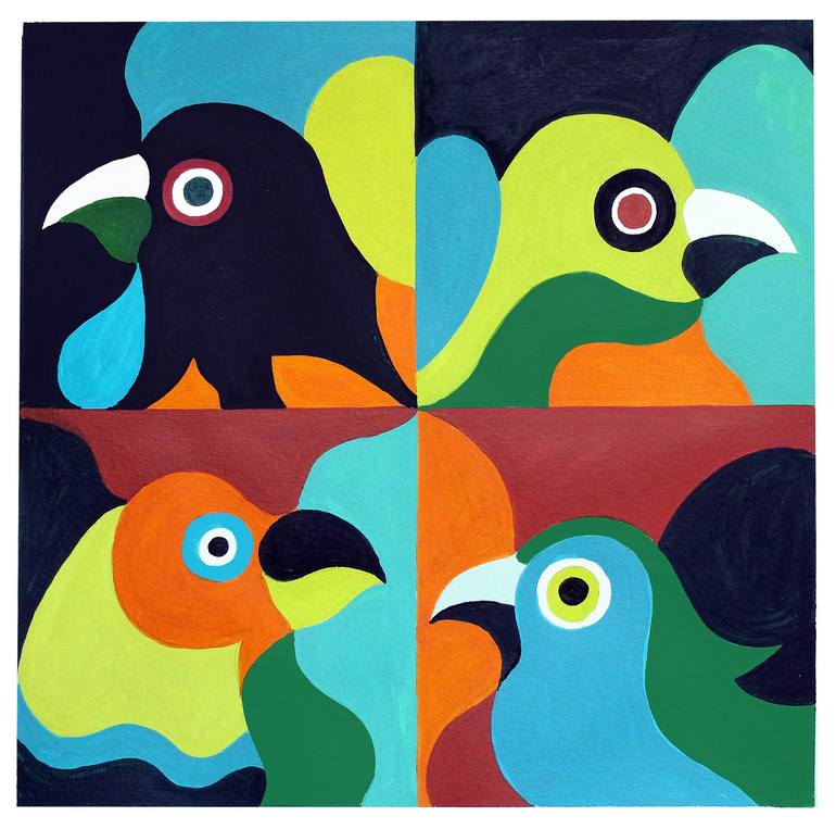 Print of Figurative Animal Paintings by Andre Baldet