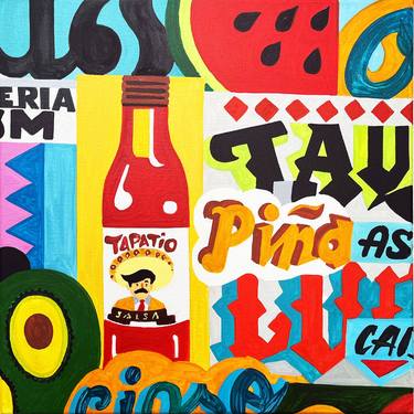 Print of Typography Paintings by Andre BALDET