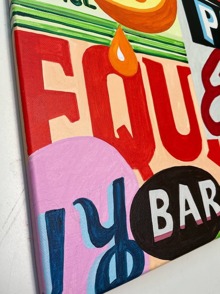 Original Typography Painting by Andre BALDET