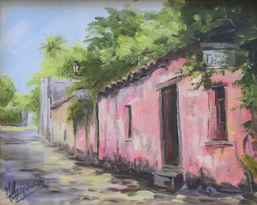 Print of Figurative Architecture Paintings by María Eugenia Acosta