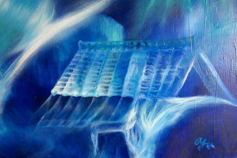 Original Conceptual Abstract Painting by Yu Kuramitsu