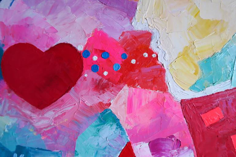 Original Abstract Expressionism Abstract Painting by Yu Kuramitsu